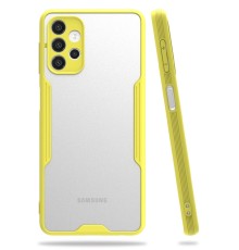 Samsung Galaxy A52 Kılıf Platin Silikon - Sarı