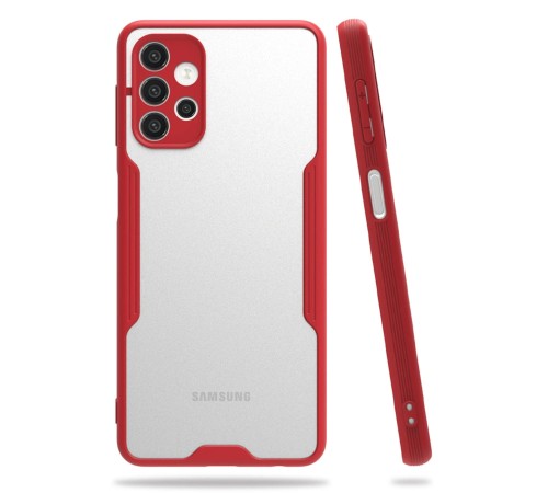 Samsung Galaxy A52 Kılıf Platin Silikon - Kırmızı Samsung Galaxy A52 Kılıf Platin Silikon - Kırmızı