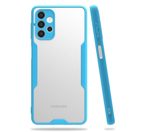Samsung Galaxy A52 Kılıf Platin Silikon - Mavi Samsung Galaxy A52 Kılıf Platin Silikon - Mavi