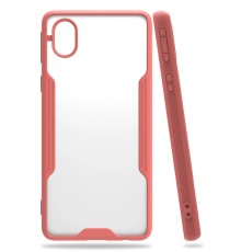 Samsung Galaxy A01 Core Kılıf Platin Silikon - Pembe