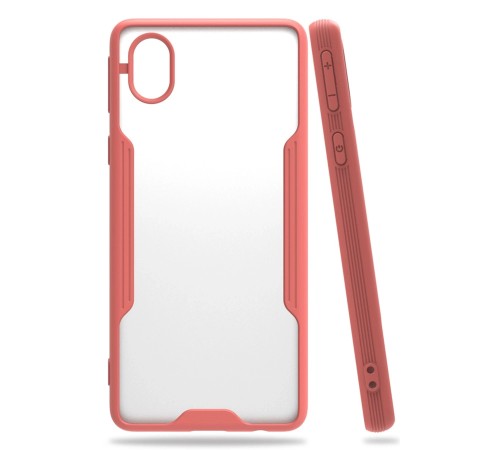 Samsung Galaxy A01 Core Kılıf Platin Silikon - Pembe Samsung Galaxy A01 Core Kılıf Platin Silikon - Pembe
