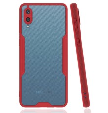 Samsung Galaxy A02 Kılıf Platin Silikon - Kırmızı