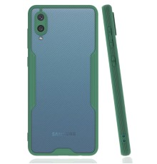 Samsung Galaxy A02 Kılıf Platin Silikon - Yeşil