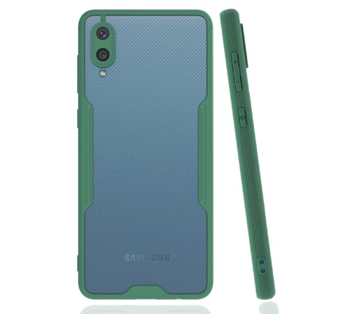 Samsung Galaxy A02 Kılıf Platin Silikon - Yeşil Samsung Galaxy A02 Kılıf Platin Silikon - Yeşil
