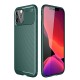 iPhone 11 Pro Kılıf Auto Focus Karbon Kapak - Yeşil