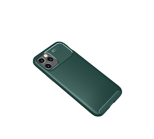 iPhone 11 Pro Kılıf Auto Focus Karbon Kapak - Yeşil iPhone 11 Pro Kılıf Auto Focus Karbon Kapak - Yeşil