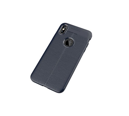 iPhone XS Max Kılıf Auto Focus Kapak - Lacivert iPhone XS Max Kılıf Auto Focus Kapak - Lacivert