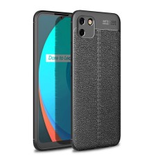 Realme C11 2021 Kılıf Auto Focus Kapak - Siyah