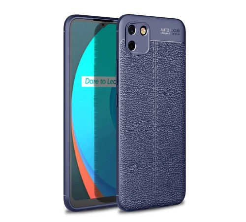 Realme C11 2021 Kılıf Auto Focus Kapak - Lacivert Realme C11 2021 Kılıf Auto Focus Kapak - Lacivert