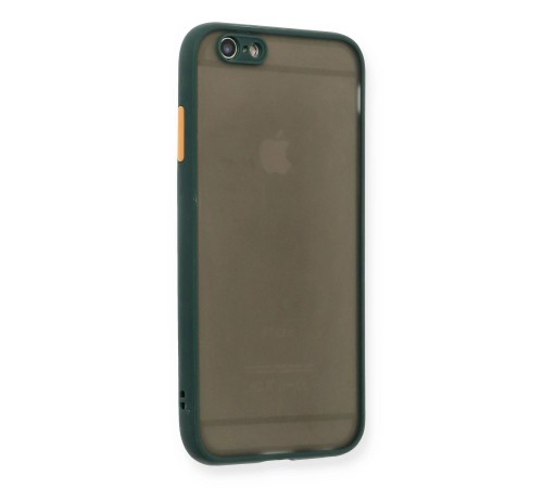 iPhone 6 Kılıf Montreal Silikon Kapak - Yeşil iPhone 6 Kılıf Montreal Silikon Kapak - Yeşil
