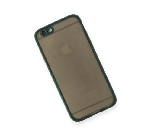 iPhone 6 Kılıf Montreal Silikon Kapak - Yeşil iPhone 6 Kılıf Montreal Silikon Kapak - Yeşil