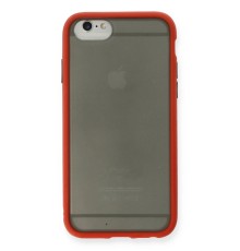 iPhone 6 Kılıf Montreal Silikon Kapak - Kırmızı