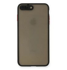 iPhone 7 Plus Kılıf Montreal Silikon Kapak - Siyah