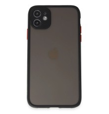iPhone 11 Kılıf Montreal Silikon Kapak - Siyah