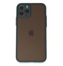 iPhone 11 Pro Kılıf Montreal Silikon Kapak - Yeşil
