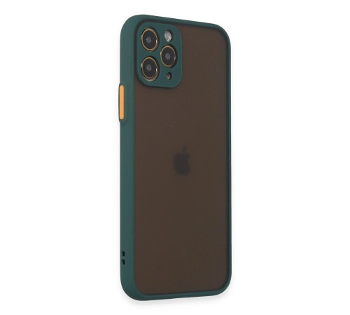 iPhone 11 Pro Kılıf Montreal Silikon Kapak - Yeşil iPhone 11 Pro Kılıf Montreal Silikon Kapak - Yeşil