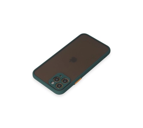 iPhone 11 Pro Kılıf Montreal Silikon Kapak - Yeşil iPhone 11 Pro Kılıf Montreal Silikon Kapak - Yeşil