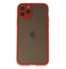 iPhone 11 Pro Kılıf Montreal Silikon Kapak - Kırmızı