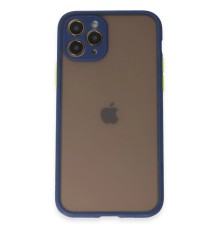 iPhone 11 Pro Kılıf Montreal Silikon Kapak - Lacivert
