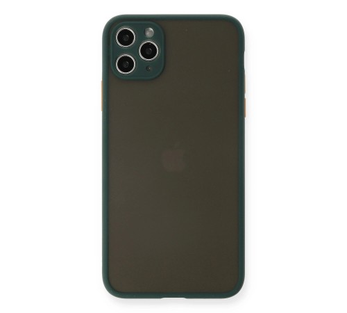 iPhone 11 Pro Max Kılıf Montreal Silikon Kapak - Yeşil iPhone 11 Pro Max Kılıf Montreal Silikon Kapak - Yeşil