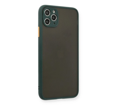 iPhone 11 Pro Max Kılıf Montreal Silikon Kapak - Yeşil iPhone 11 Pro Max Kılıf Montreal Silikon Kapak - Yeşil