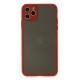 iPhone 11 Pro Max Kılıf Montreal Silikon Kapak - Kırmızı