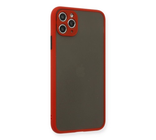 iPhone 11 Pro Max Kılıf Montreal Silikon Kapak - Kırmızı iPhone 11 Pro Max Kılıf Montreal Silikon Kapak - Kırmızı