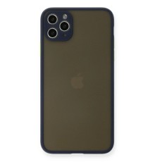 iPhone 11 Pro Max Kılıf Montreal Silikon Kapak - Lacivert
