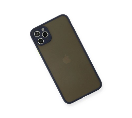 iPhone 11 Pro Max Kılıf Montreal Silikon Kapak - Lacivert iPhone 11 Pro Max Kılıf Montreal Silikon Kapak - Lacivert