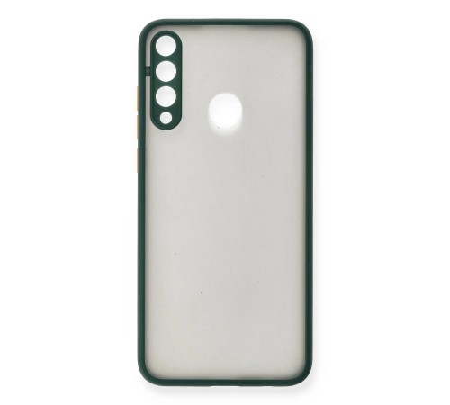 Huawei Y6P Kılıf Montreal Silikon Kapak - Yeşil Huawei Y6P Kılıf Montreal Silikon Kapak - Yeşil