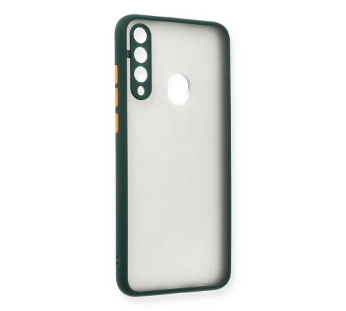 Huawei Y6P Kılıf Montreal Silikon Kapak - Yeşil Huawei Y6P Kılıf Montreal Silikon Kapak - Yeşil