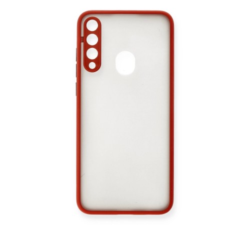 Huawei Y6P Kılıf Montreal Silikon Kapak - Kırmızı Huawei Y6P Kılıf Montreal Silikon Kapak - Kırmızı