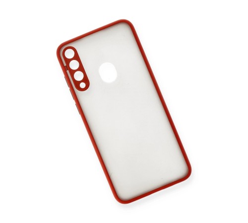 Huawei Y6P Kılıf Montreal Silikon Kapak - Kırmızı Huawei Y6P Kılıf Montreal Silikon Kapak - Kırmızı