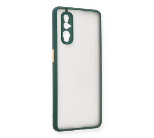 Oppo Find X2 Kılıf Montreal Silikon Kapak - Yeşil Oppo Find X2 Kılıf Montreal Silikon Kapak - Yeşil