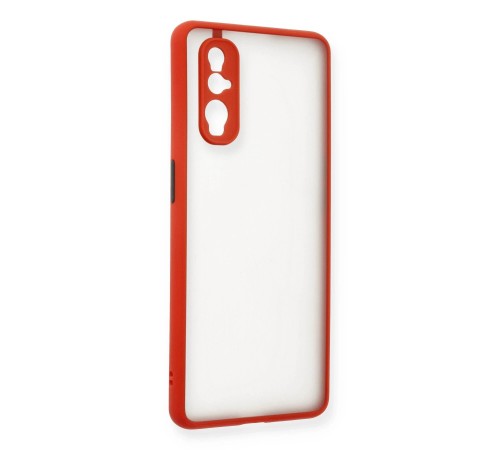 Oppo Find X2 Kılıf Montreal Silikon Kapak - Kırmızı Oppo Find X2 Kılıf Montreal Silikon Kapak - Kırmızı