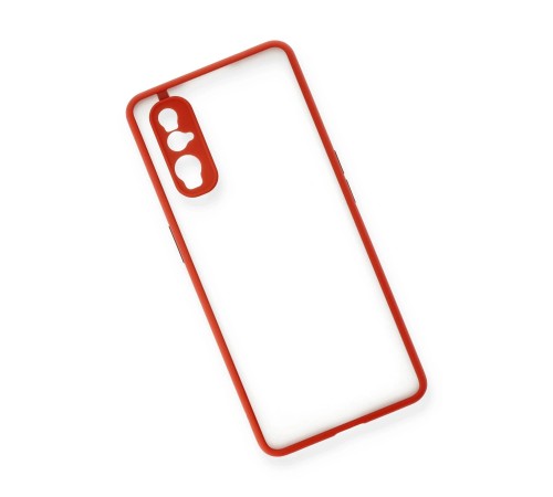 Oppo Find X2 Kılıf Montreal Silikon Kapak - Kırmızı Oppo Find X2 Kılıf Montreal Silikon Kapak - Kırmızı