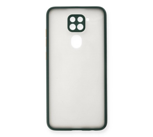 Xiaomi Redmi Note 9 Kılıf Montreal Silikon Kapak - Yeşil Xiaomi Redmi Note 9 Kılıf Montreal Silikon Kapak - Yeşil