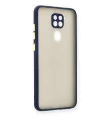 Xiaomi Redmi Note 9 Kılıf Montreal Silikon Kapak - Lacivert