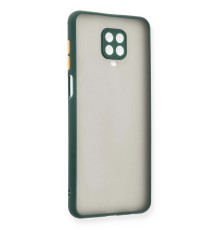 Xiaomi Redmi Note 9 Pro Kılıf Montreal Silikon Kapak - Yeşil