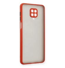 Xiaomi Redmi Note 9 Pro Kılıf Montreal Silikon Kapak - Kırmızı