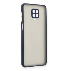 Xiaomi Redmi Note 9 Pro Kılıf Montreal Silikon Kapak - Lacivert