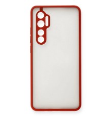 Xiaomi Mi Note 10 Lite Kılıf Montreal Silikon Kapak - Kırmızı
