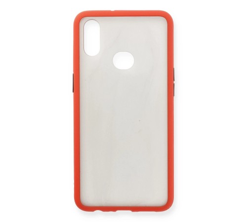 Samsung Galaxy A10S Kılıf Montreal Silikon Kapak - Kırmızı Samsung Galaxy A10S Kılıf Montreal Silikon Kapak - Kırmızı