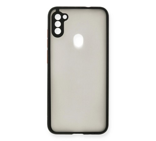 Samsung Galaxy A11 Kılıf Montreal Silikon Kapak - Siyah Samsung Galaxy A11 Kılıf Montreal Silikon Kapak - Siyah