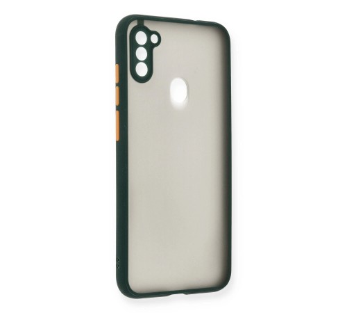 Samsung Galaxy A11 Kılıf Montreal Silikon Kapak - Yeşil Samsung Galaxy A11 Kılıf Montreal Silikon Kapak - Yeşil
