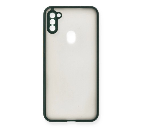 Samsung Galaxy A11 Kılıf Montreal Silikon Kapak - Yeşil Samsung Galaxy A11 Kılıf Montreal Silikon Kapak - Yeşil