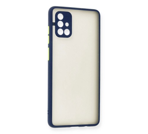Samsung Galaxy A71 Kılıf Montreal Silikon Kapak - Lacivert Samsung Galaxy A71 Kılıf Montreal Silikon Kapak - Lacivert