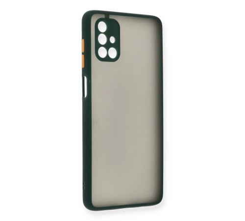 Samsung Galaxy M51 Kılıf Montreal Silikon Kapak - Yeşil Samsung Galaxy M51 Kılıf Montreal Silikon Kapak - Yeşil