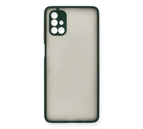 Samsung Galaxy M51 Kılıf Montreal Silikon Kapak - Yeşil Samsung Galaxy M51 Kılıf Montreal Silikon Kapak - Yeşil