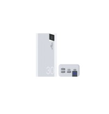 Konfulon A19 Dijital Ekranlı Powerbank 30.000 mAh Hızlı Şarj - Beyaz